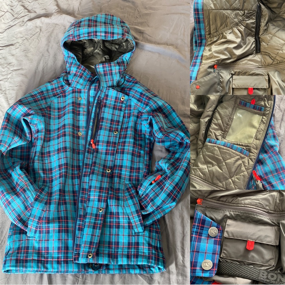 Bonfire DryLevel 2 Plaid Snowboard Jacket🏂